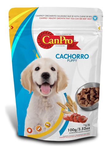 Alimento Húmedo Canpro Pouch Cachorro 100 G (20 Pzas.)