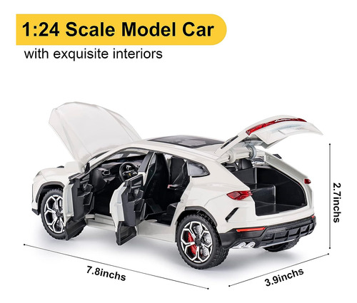 Camioneta De Juguete Sasbsc Modelo Lambo Urus, Escala 1:24
