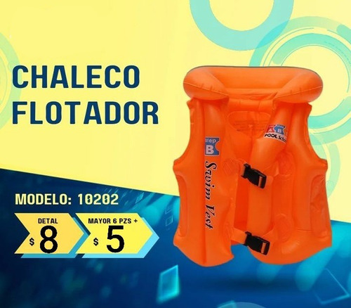 Chaleco Flotador Playa O Piscina 