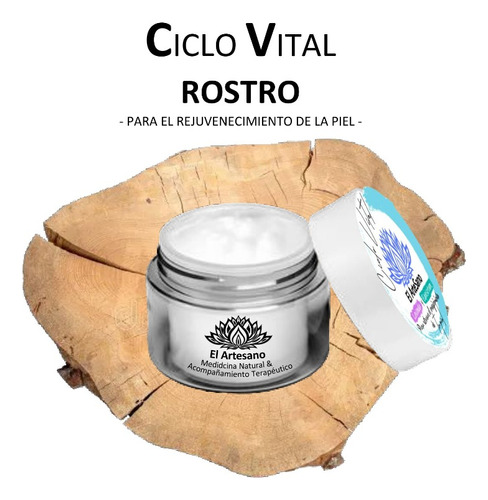 Ciclo Vital - Crema P/ Rostro X 50 Gm. 100 % Orgánica & Art.