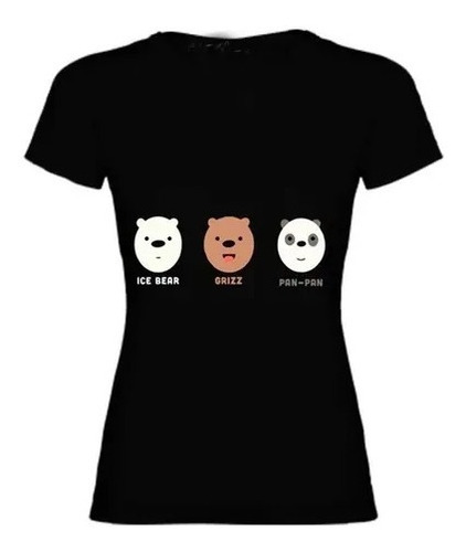 Polera Mujer Los Osos Escandalosos - Personajes Jm