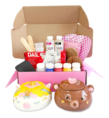 Kit Modelado En Arcilla Y Aplicación De Resina