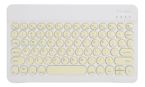 Teclado Inalambrico Bluetooth 10.0 In Tapa Redondo Para