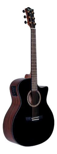 Guitarra Acústica Tagima Collection California Eq Para Diestros Black