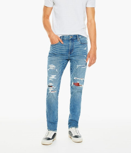 Pantalon Aeropostale Skinny 1571 Talla 34x34 De Hombre-a22