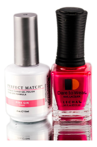 Esmalte En Gel Lechat Nobility Perfect Match Pink Gin Color