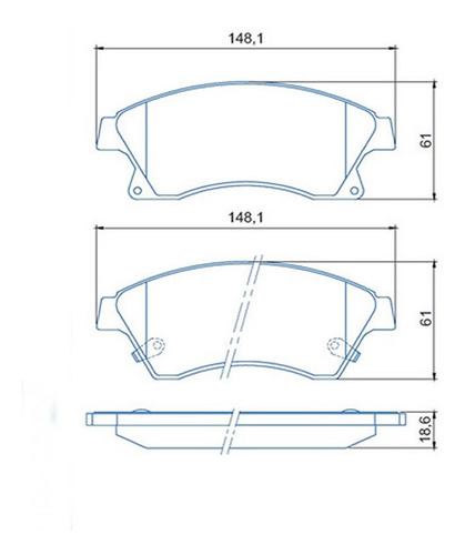 Pastilla De Freno Delantera Lpr Chevrolet Cruze