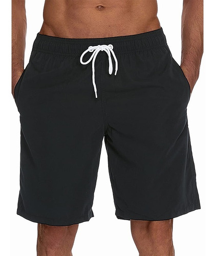 Traje De Baño De Pantalones Cortos Playa Casual Para Hombre