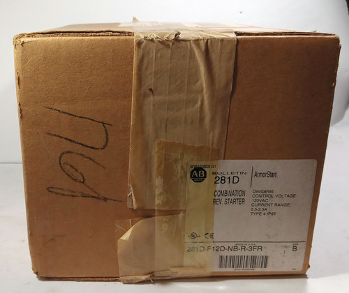 1 New Allen Bradley 281d-f12d-nb-r-3fr Combo Reversi Ccx