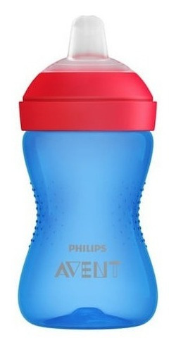 Vaso Avent Antiderrame My Grippy 300ml Azul 9m+