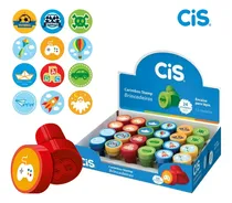 Comprar Carimbo Stamp Cis Brincadeiras Caixa Com 24 Unidades Cor da tinta coloridos Cor do exterior coloridos