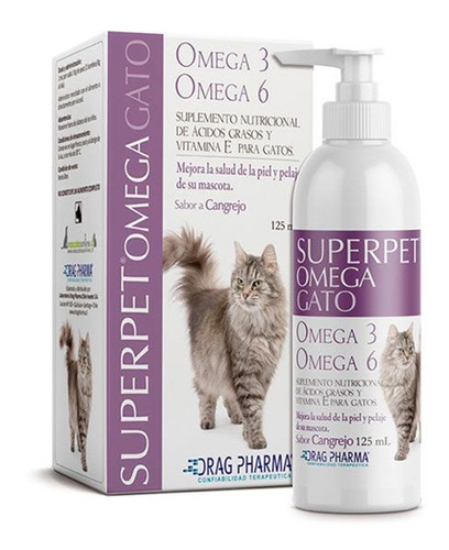 Superpet Gato Omega 3 Y 6 - Suplemento 125ml