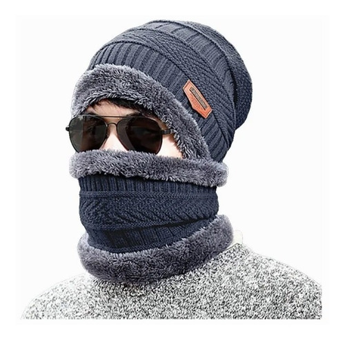 Gorro Invierno + Cuello Interior De Chiporro Mujer Hombre