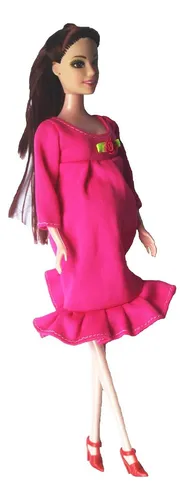 Kunhe Rose Red Muñeca Embarazada Real Tiene Un Bebé En Su Ba