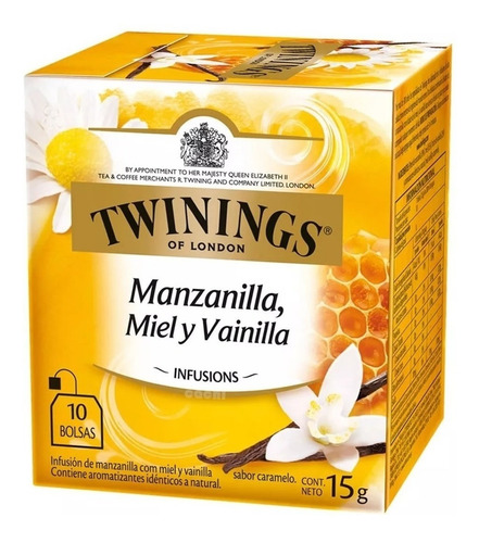 Aromatica Infusion Twinings Te Manzanilla Miel Vai 10 Sobres