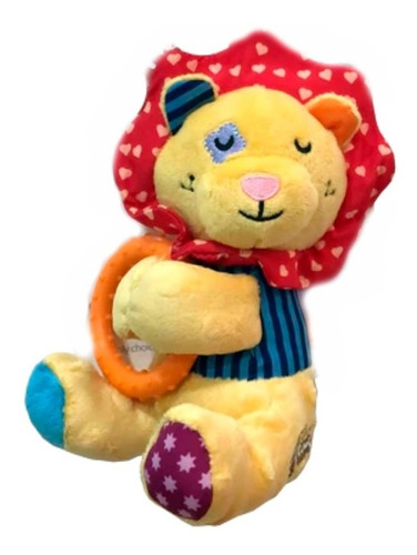 Juguete Para Perros Gigwi Peluche Sonoro Lion Ring