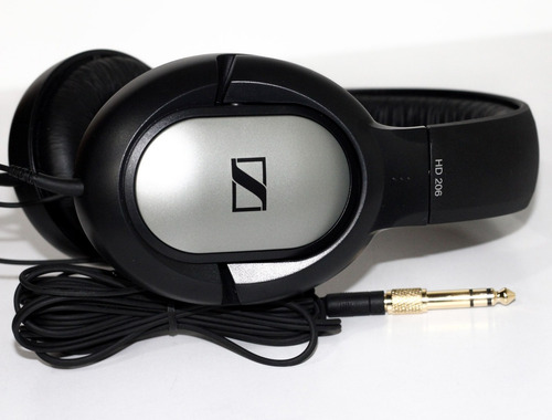Auricular Sennheiser Hd 206 Cerrado Color Plata