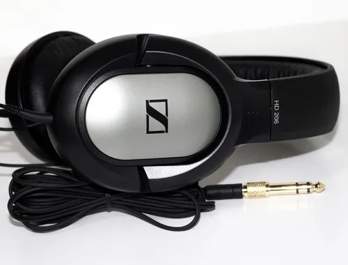 Auricular Sennheiser Hd 206 - Cerrado - Color Plata