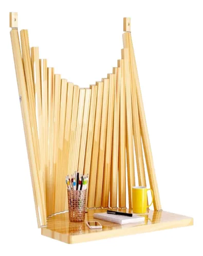 comprar Estante Mesa Escritorio Plegable Flotante De Pared En Madera