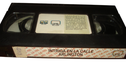 Vhs Intriga En La Calle Arlington ( Arlington Road , 1999) (Usado)