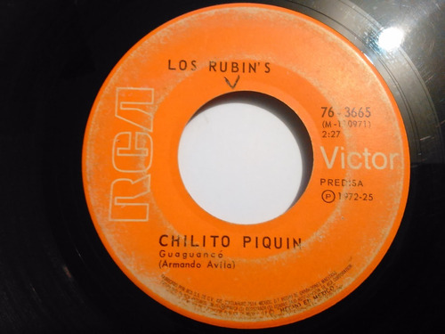 Los Rubin's - La Calandria Canta - Sencillo 7 Pulgadas