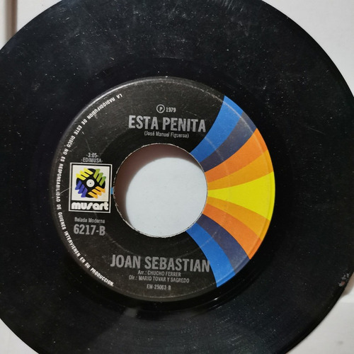 Disco 45 Rpm: Joan Sebastian- Hasta Que Amanezca