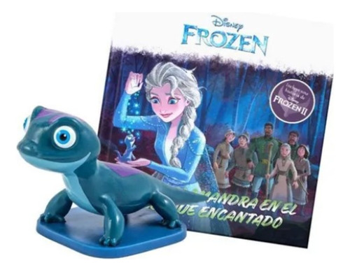 Una Salamandra En El Bosque Encantado - Frozen + Figura 