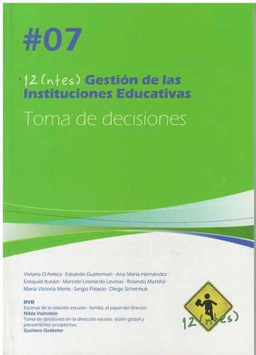 Gestion De Las Instituciones Educativas - Tomo 7 - L, De Es, Vários. Editorial 12ntes Sa. En Español