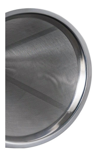 Imagen 2 de 10 de Filtro Cafe Acero Inoxidable Doble Capa Para Cafetera Goteo