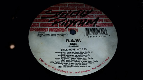 Raw Unbe Tapa Negra Usa Muy Buen Estado 1992 Clasico