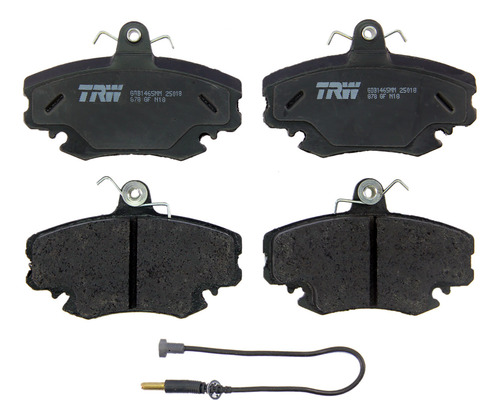 Balatas Semi Metálicas Del Renault Clio 2001-2006 Trw