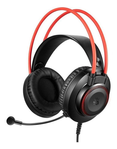 Headset Gamer Usb 2.0 Bloody G200s Led Preto E Vermelho