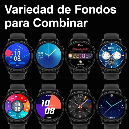 Imagen 4 de 9 de Reloj Inteligente Dt3 Mujer Elegante Llamadas Ecg Sumergible