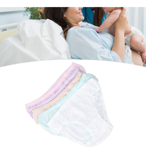 Ropa Interior Desechable Para Mujer, Suave, Elástica Y Trans