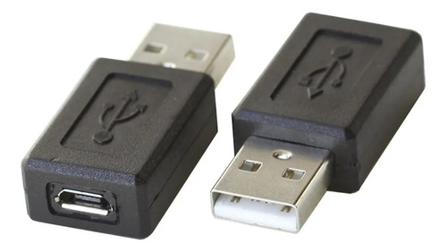 Imagen 1 de 2 de Adaptador Otg Micro Usb Hembra A Usb Macho / Pack X 2