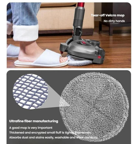 Cabezal De Mopa Eléctrico 4 En 1 Para Dyson V12 Slim/v10 Sli