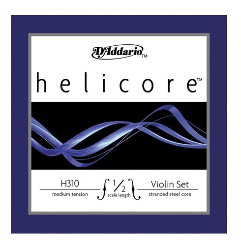 Encordado Violin Daddario Orch 1/4 Helicore Tension Media