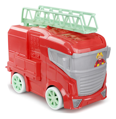 Brinquedo Infantil Caminhão Baby Truck Bombeiro Interativo