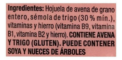 Avena Con Sémola Great Value 610 G