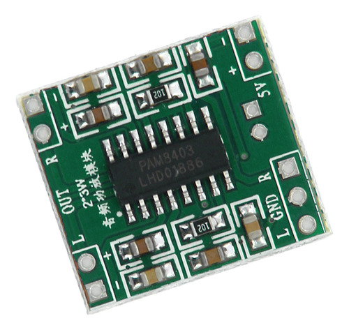 2 Canales Esté Audio Amplifier Dc 5v