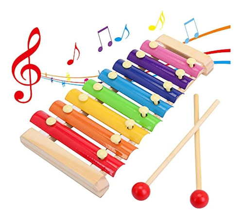 Sgvv90 Xilófono De Madera Instrumentos Musicales Para Niños 