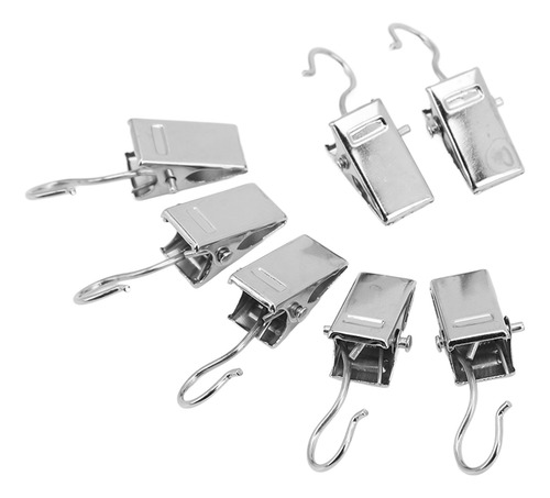 Cortina Con Clips Para Fotos, 100 Unidades, Metal De Primera