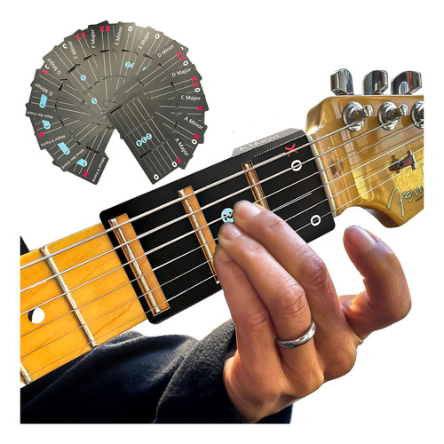 Aprender Guitarra En Minutos Acordes De Tarjeta (se Adapta A