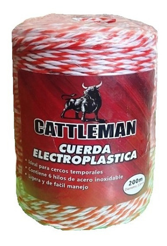 Cordon Cuerda Electroplastica 3.5mm X 200m