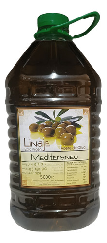 Aceite De Oliva Extra Virgen Estilo Mediterraneo 5 Lts