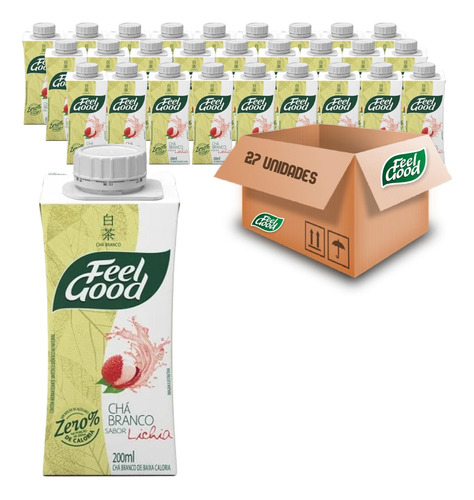 Kit Com 27und Chá Feel Good Branco Com Lichia 200ml