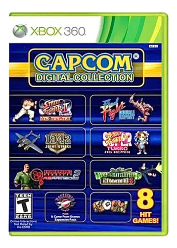 Capcom Colection 8 Hits Xbox 360 Mídia Física Original