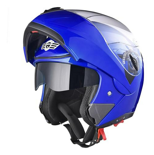 Ahr Cara Llena De Despliegue Modular Casco De La Motocicleta