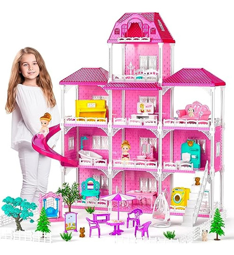 Temi Casa De Muñecas Dream Para Niñas De 3, 4, 5,