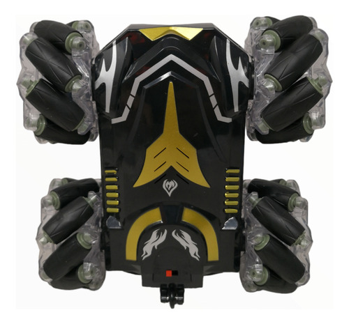 Carro Acrobacias Control Remoto 4x4 Rc Car 2.4ghz Rota 360 Color Negro